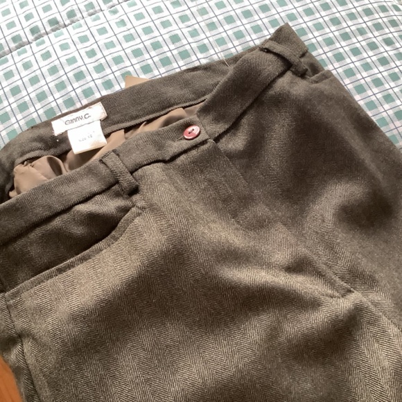Ginny C. Pants - Vtg Ginny C. 100% Wool womens slacks size 12 Made in India